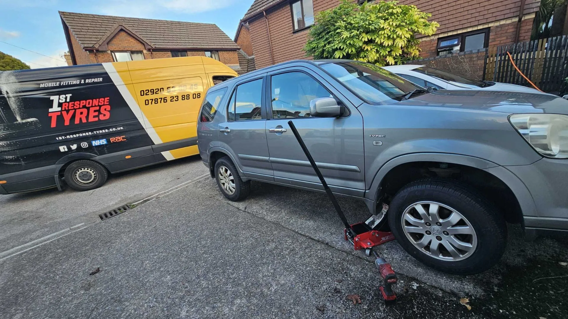 Tyre replacement at home in Cardiff