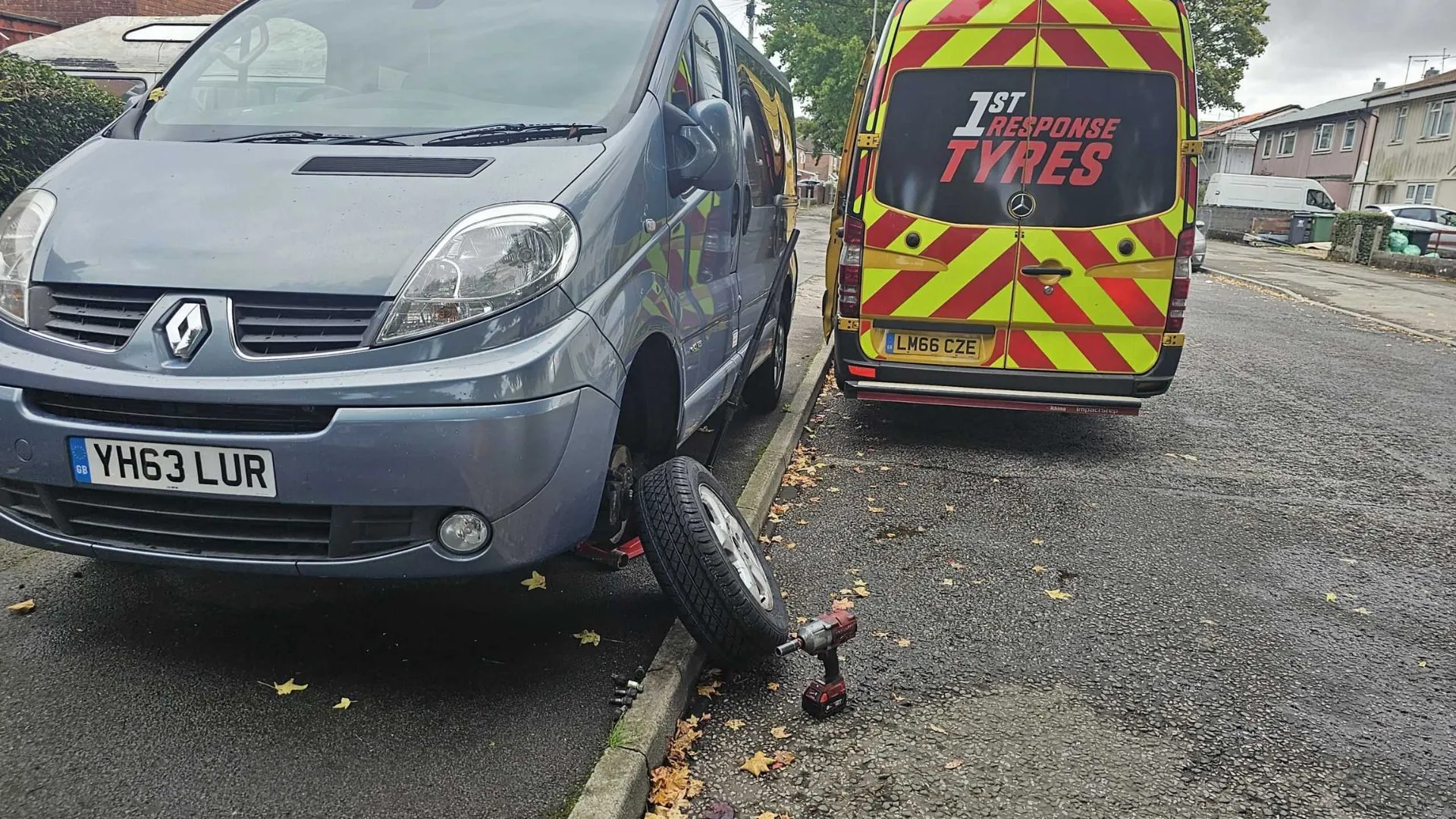 Mobile tyre puncture repair in Cardiff